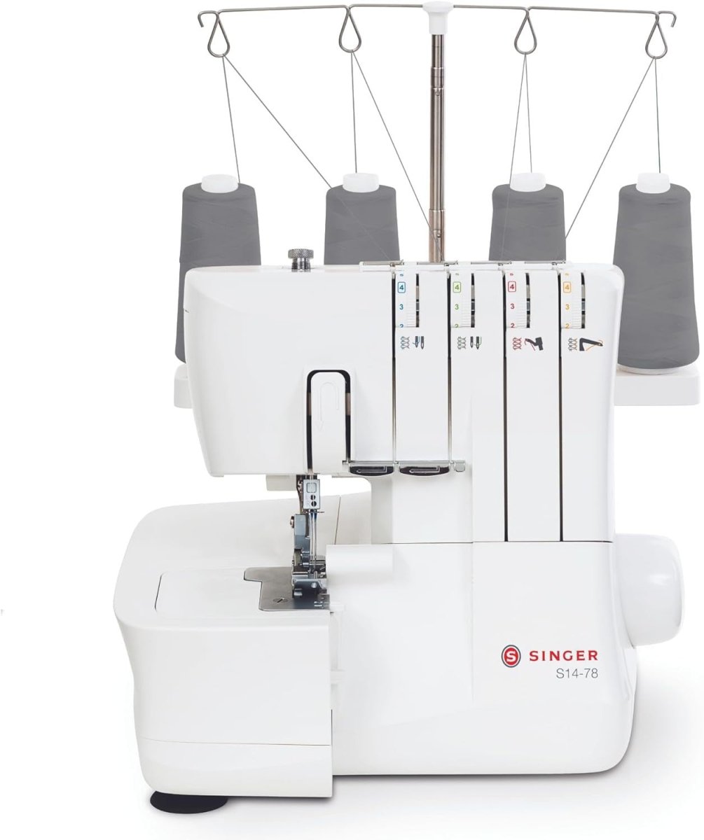 Serger Overlock Sewing Machine 2 3 4 Thread Differential Feed White - Kwikley