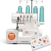 Serger Sewing Machine 4 3 2 Thread Differential Feed Free Arm Portable - Kwikley