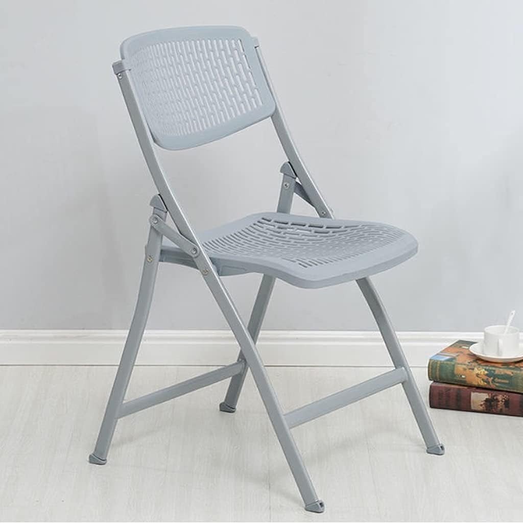 Set of 2 Folding Garden Chairs Lightweight Rattan Effect Patio Balcony Grey - Kwikley