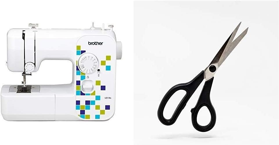 Sewing Machine 14 Stitch Metal Chassis LED Light Scissors Bundle - Kwikley