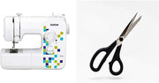 Sewing Machine 14 Stitch Metal Chassis LED Light Scissors Bundle - Kwikley