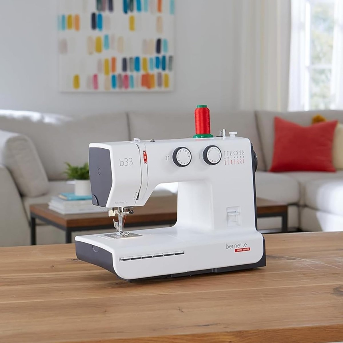Sewing Machine 15 Stitch Patterns 5mm Width 4 Step Buttonhole - Kwikley
