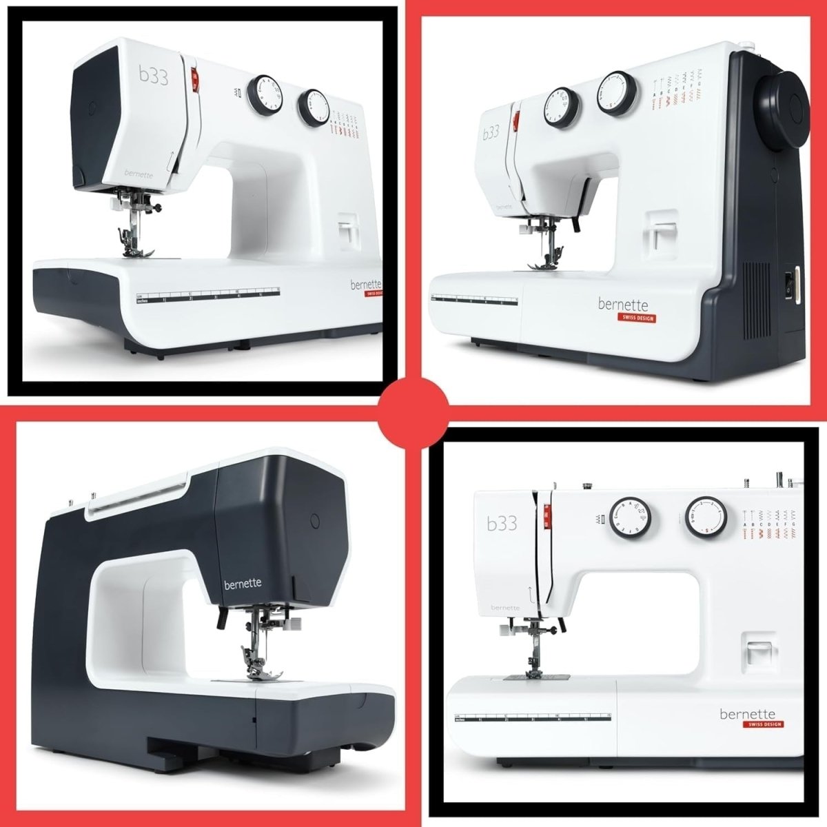 Sewing Machine 15 Stitch Patterns 5mm Width 4 Step Buttonhole - Kwikley