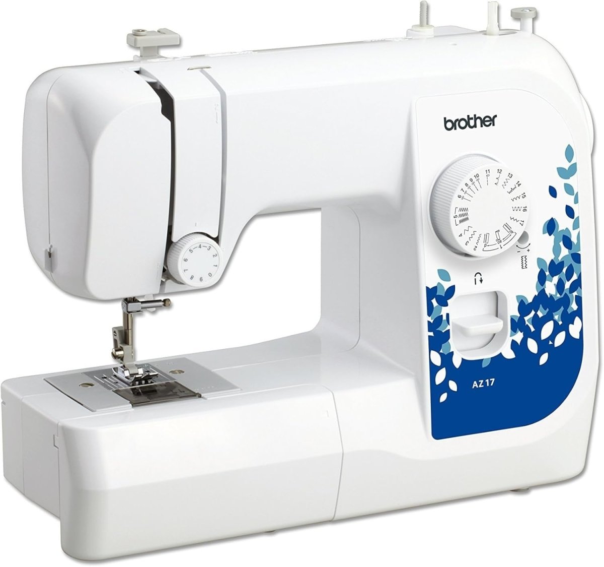 Sewing Machine 17 Stitch Free Arm LED Light 4 Step Buttonhole - Kwikley
