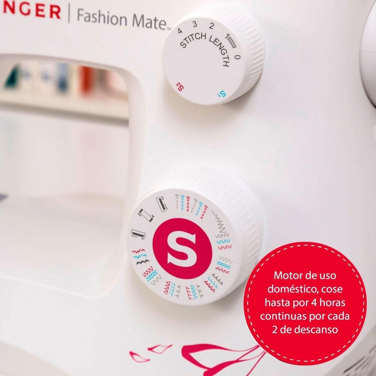 Sewing Machine 23 Built In Stitches Auto Threader LED Buttonhole - Kwikley