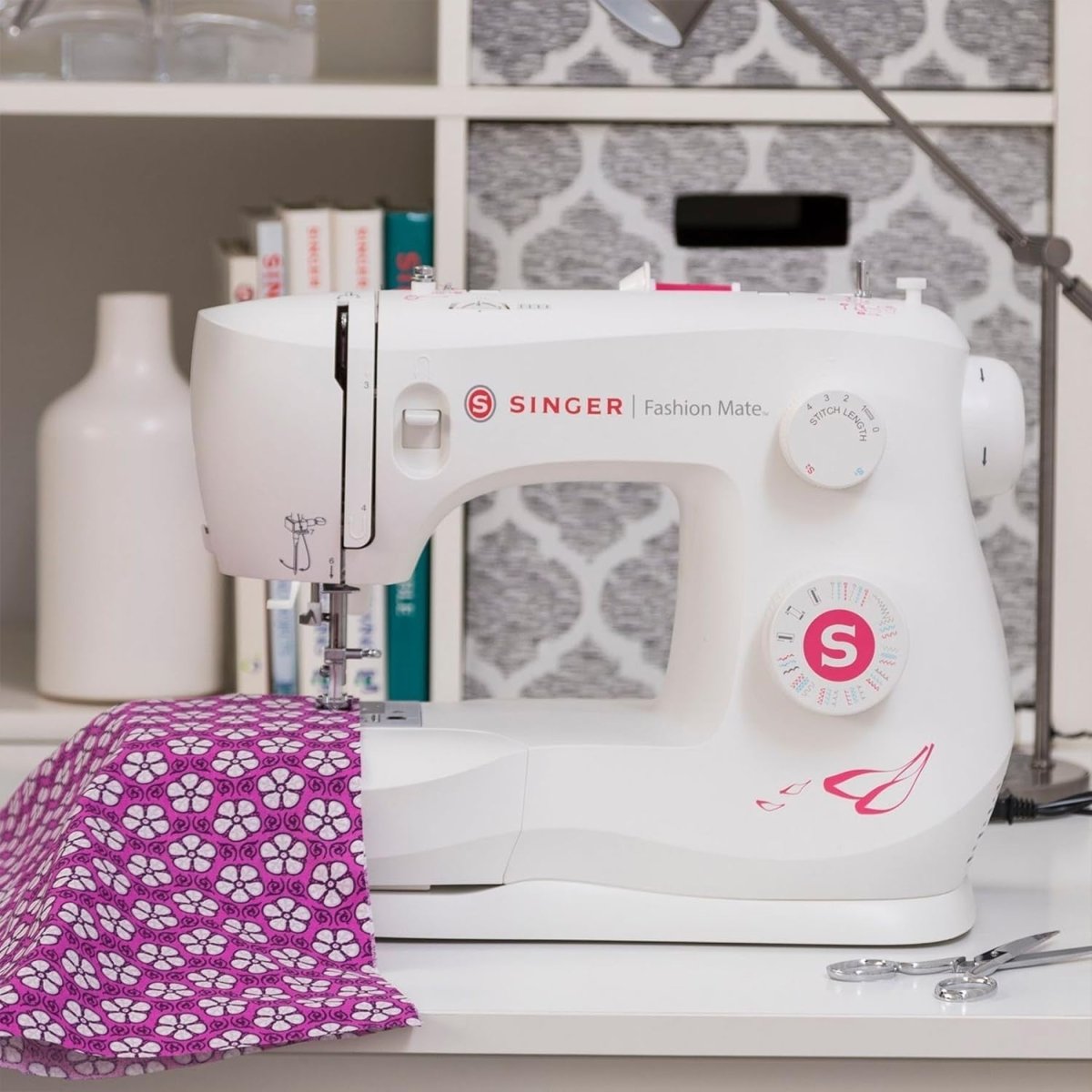 Sewing Machine 23 Built In Stitches Auto Threader LED Buttonhole - Kwikley