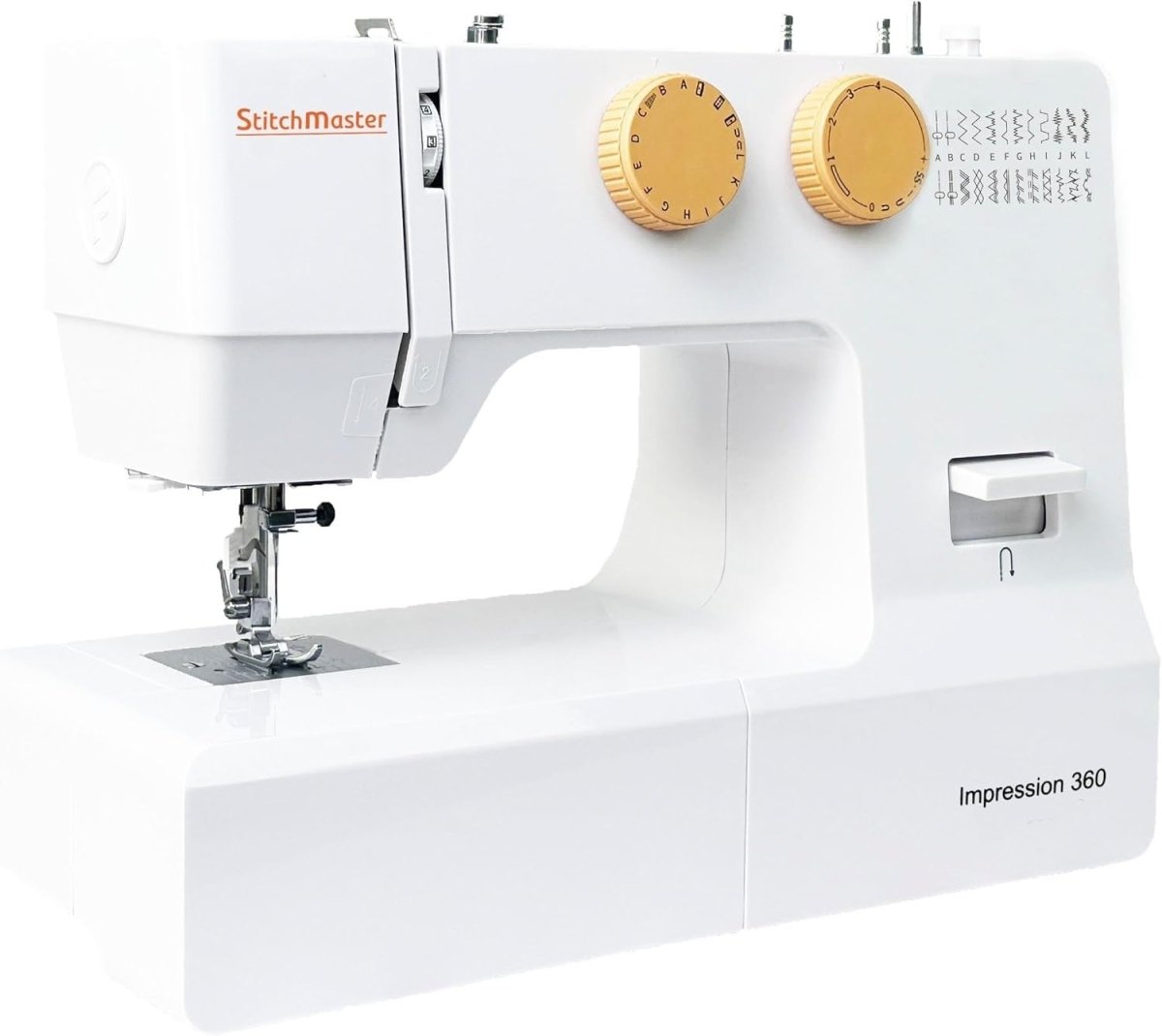 Sewing Machine 24 Stitches Needle Threader Free Arm Portable - Kwikley