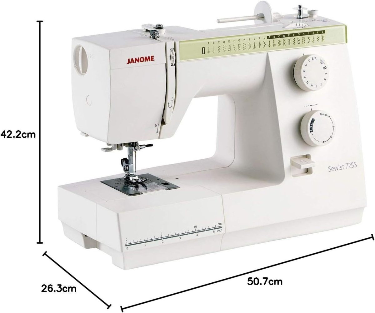 Sewing Machine 25 Stitches Auto Threader 1 Step Buttonhole LED - Kwikley