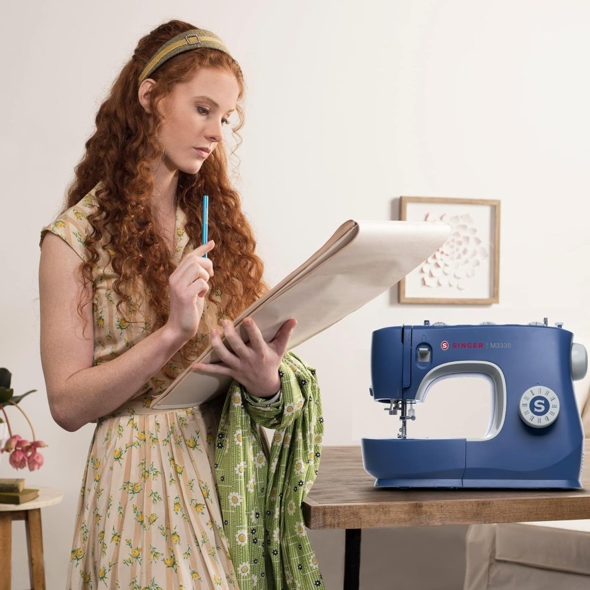 Sewing Machine 97 Stitch Applications Metal Frame Beginner Electric - Kwikley