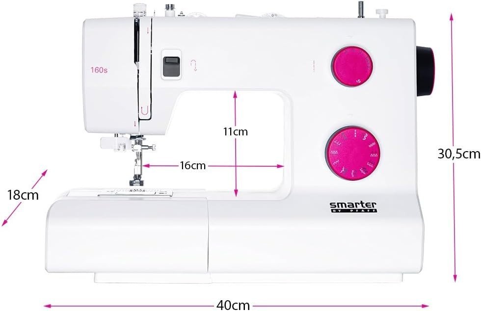 Sewing Machine Built In Needle Threader LED Hard Case 6mm Stitch - Kwikley