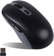 Silent Bluetooth Wireless Mouse 6 Button Rechargeable 1600 DPI USB - Kwikley