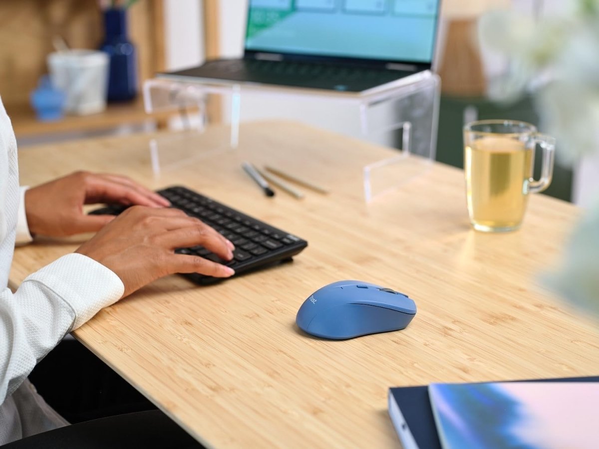 Silent Wireless Mouse 2.4GHz 1000 - 1800 DPI USB Laptop PC - Kwikley