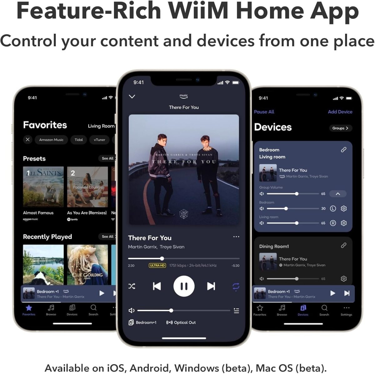 Silver Hi‑Res Music Streamer & Digital Preamp – Touchscreen Audio Hub - Kwikley