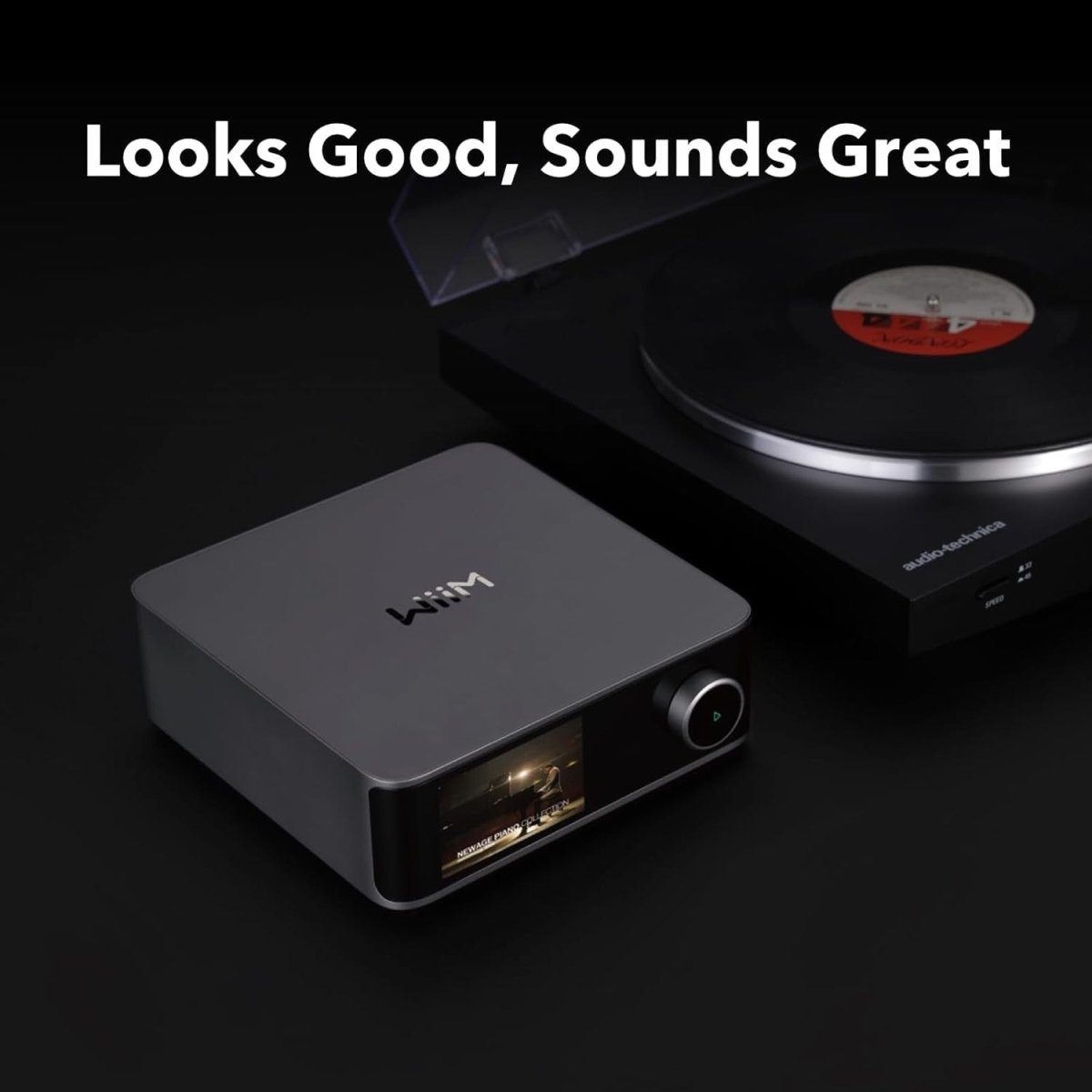 Silver Hi‑Res Music Streamer & Digital Preamp – Touchscreen Audio Hub - Kwikley