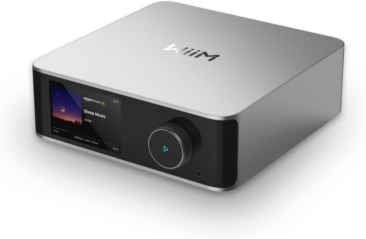 Silver Hi‑Res Music Streamer & Digital Preamp – Touchscreen Audio Hub - Kwikley