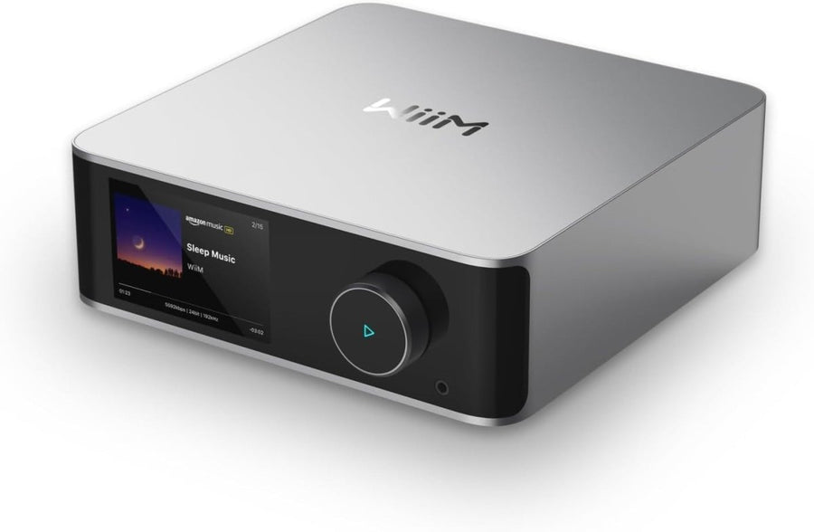 Silver Hi‑Res Music Streamer & Digital Preamp – Touchscreen Audio Hub - Kwikley