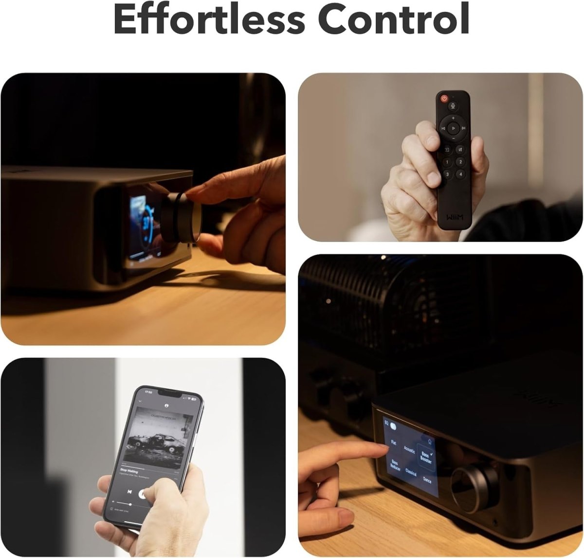 Silver Hi‑Res Music Streamer & Digital Preamp – Touchscreen Audio Hub - Kwikley