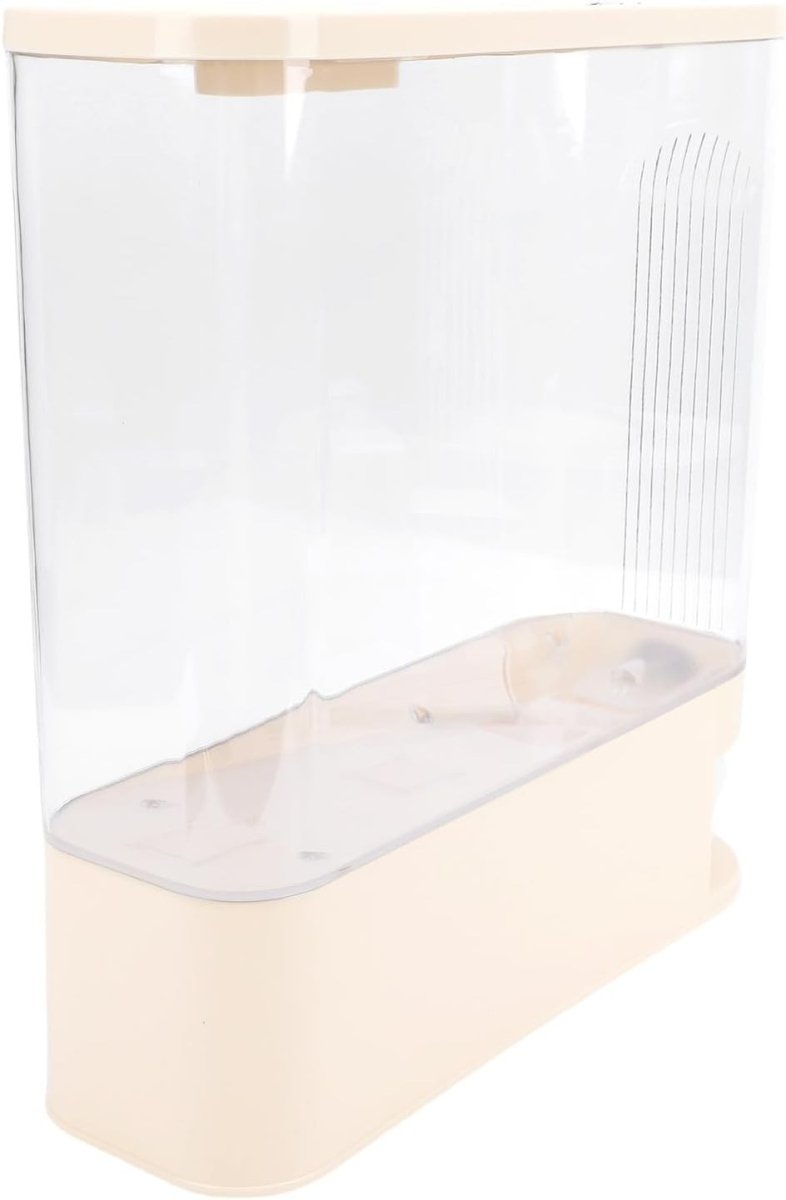 Slim Airtight Rice Storage Container Damp Proof Grain Dispenser Bin - Kwikley