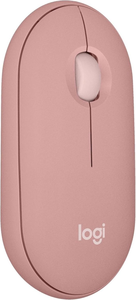 Slim Bluetooth Wireless Mouse Silent Portable Multi - Device Rose - Kwikley