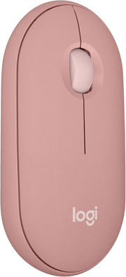 Slim Bluetooth Wireless Mouse Silent Portable Multi - Device Rose - Kwikley