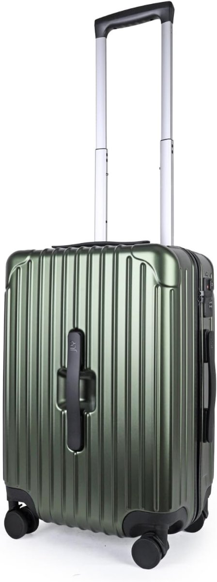 Small Cabin Suitcase Carry On Hard Shell TSA Lock Spinner Wheels Cupholder - Kwikley