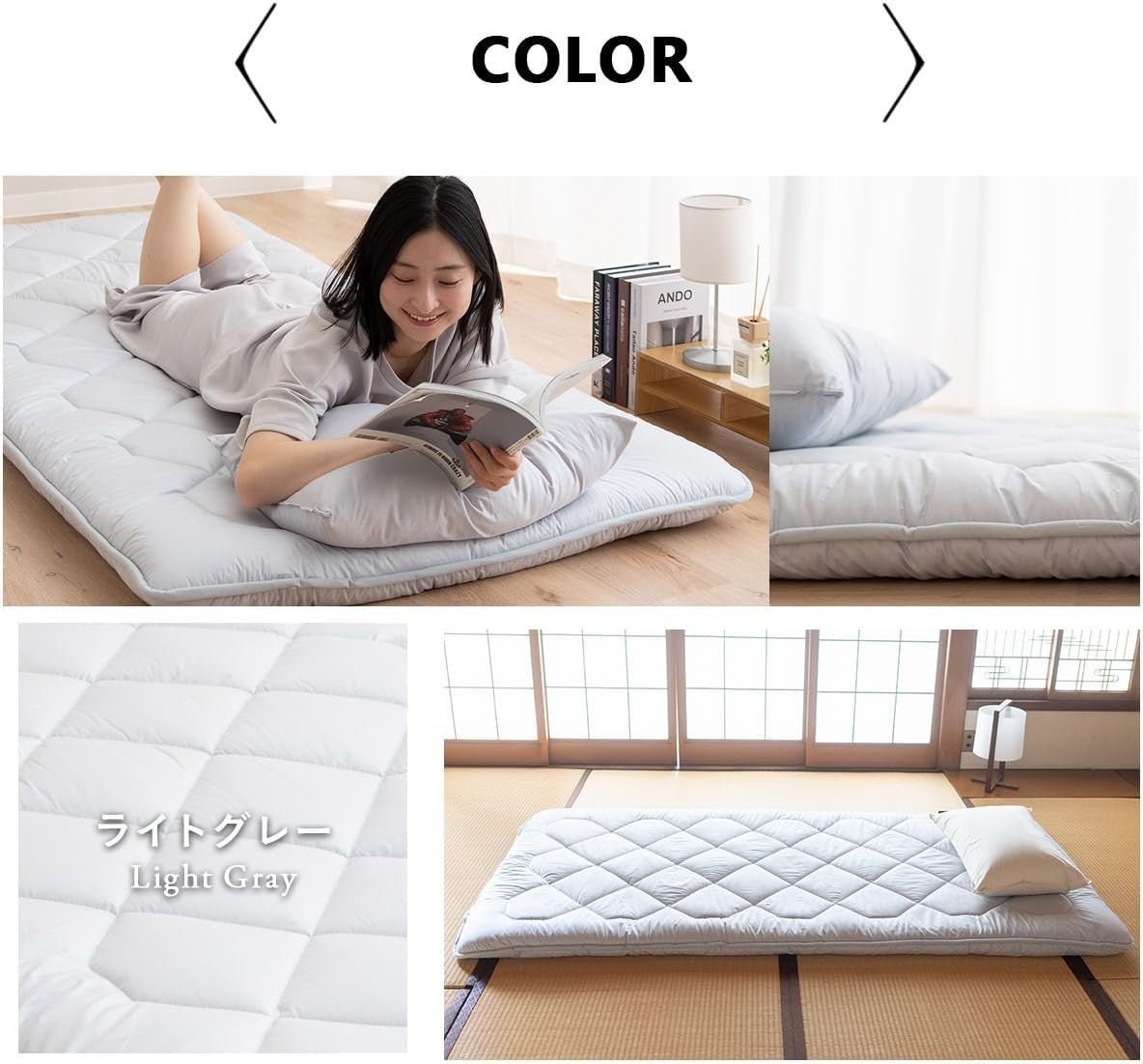 Small Single Floor Futon Mattress Extra Thick Foldable Cotton Bed Mat - Kwikley