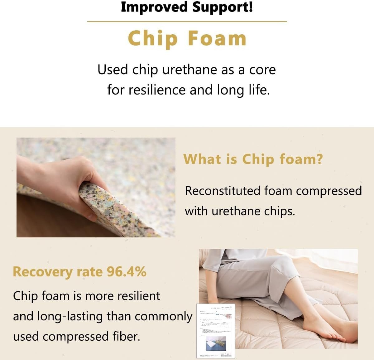 Small Single Floor Futon Mattress Extra Thick Foldable Cotton Bed Mat - Kwikley