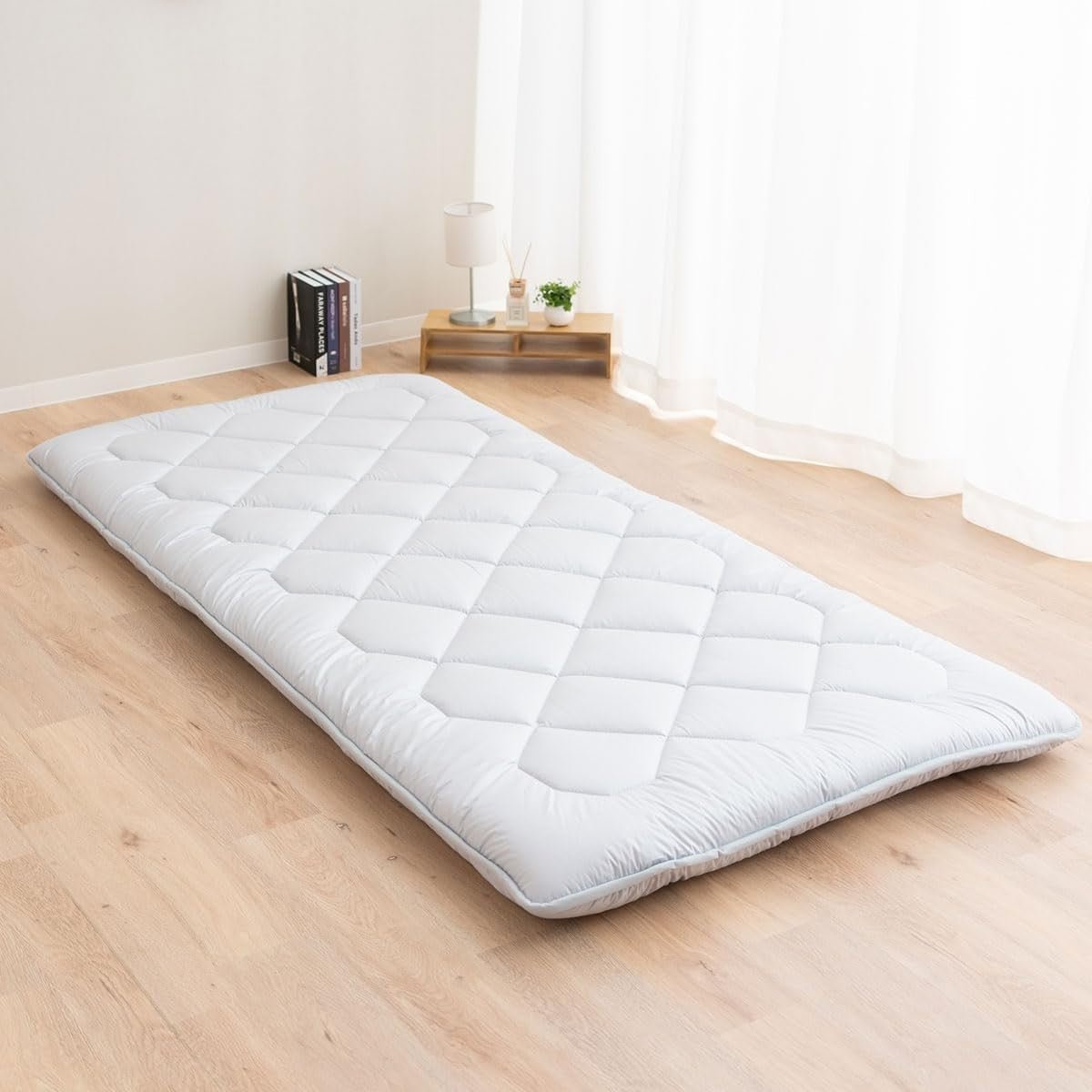 Small Single Floor Futon Mattress Extra Thick Foldable Cotton Bed Mat - Kwikley