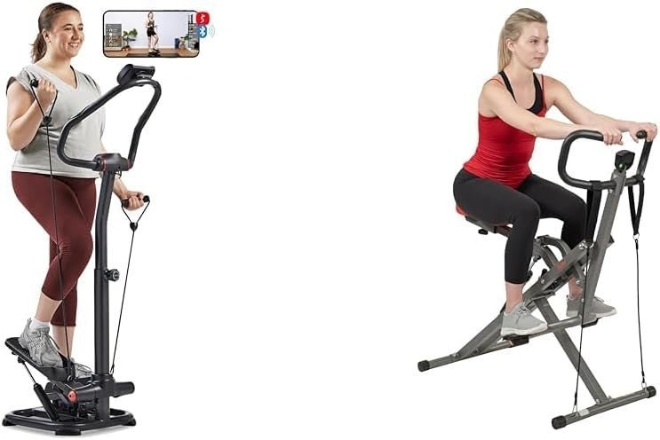 Smart 2 in 1 Power Stepper w Handlebar & Squat Assist Trainer Set - Kwikley