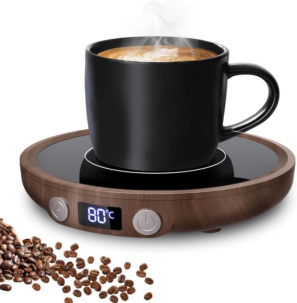 Smart Coffee Mug Warmer 3 Temp LCD Timer Auto Shut Off - Kwikley