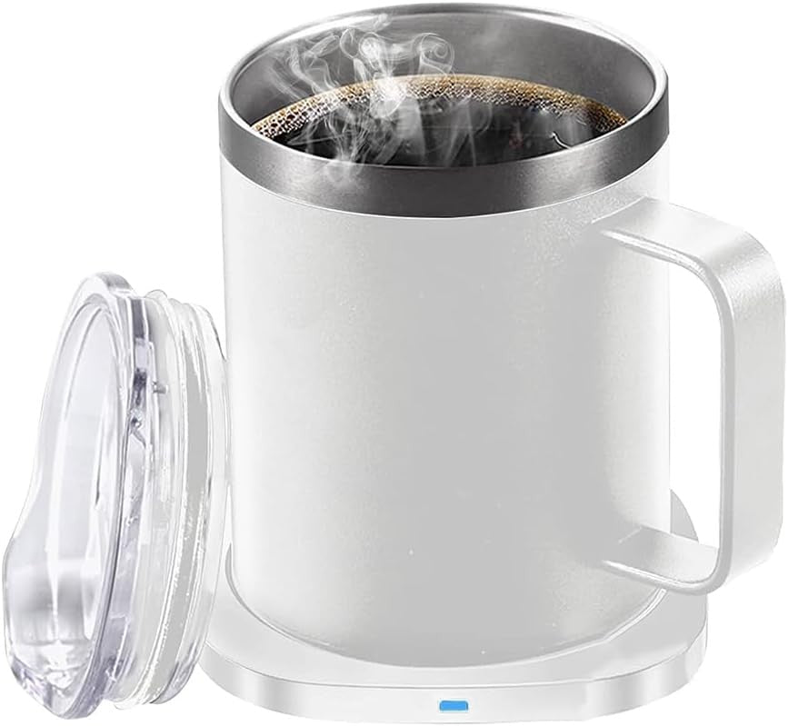 Smart Coffee Mug Warmer Set 11oz Auto Off Temp Control - Kwikley