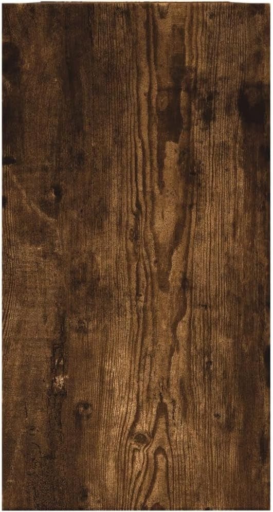 Smoked Oak Bathroom Sink Cabinet – 2 Door Under Sink Storage Unit 63x55cm - Kwikley