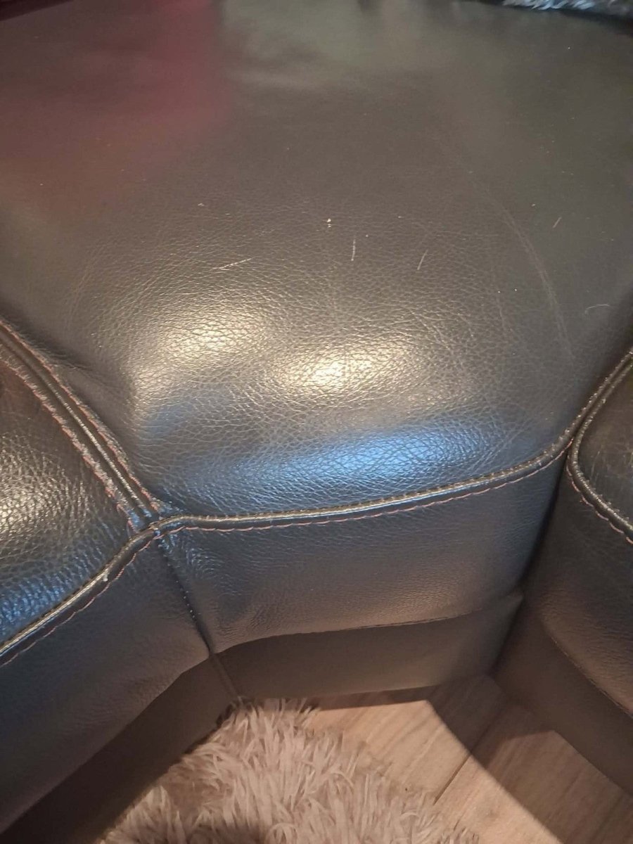 Smooth Cosy Brown Leather Corner Sofa (PTP) - Kwikley