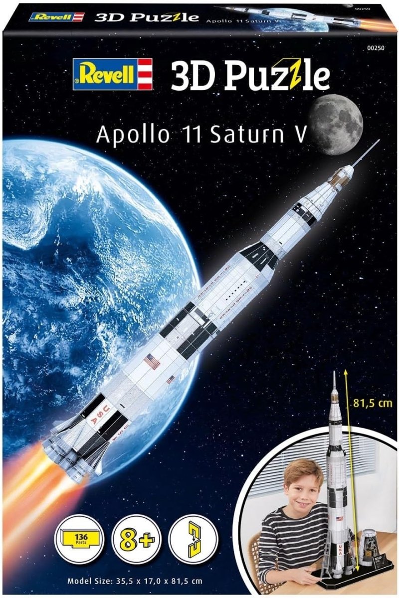 Space Shuttle Rocket 3D Puzzle Model Kit 136 Pieces Space Craft - Kwikley