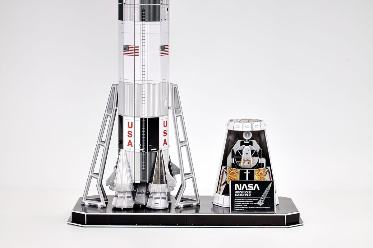 Space Shuttle Rocket 3D Puzzle Model Kit 136 Pieces Space Craft - Kwikley