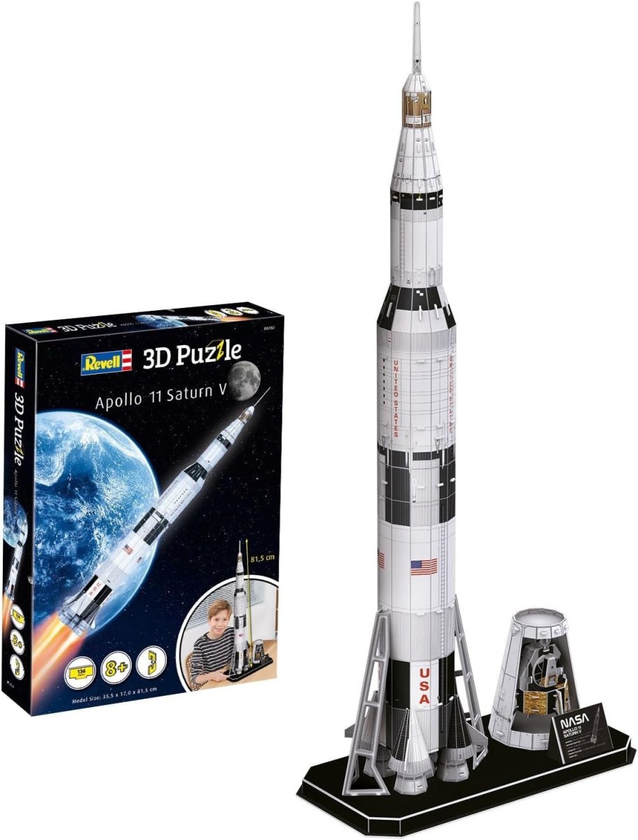 Space Shuttle Rocket 3D Puzzle Model Kit 136 Pieces Space Craft - Kwikley
