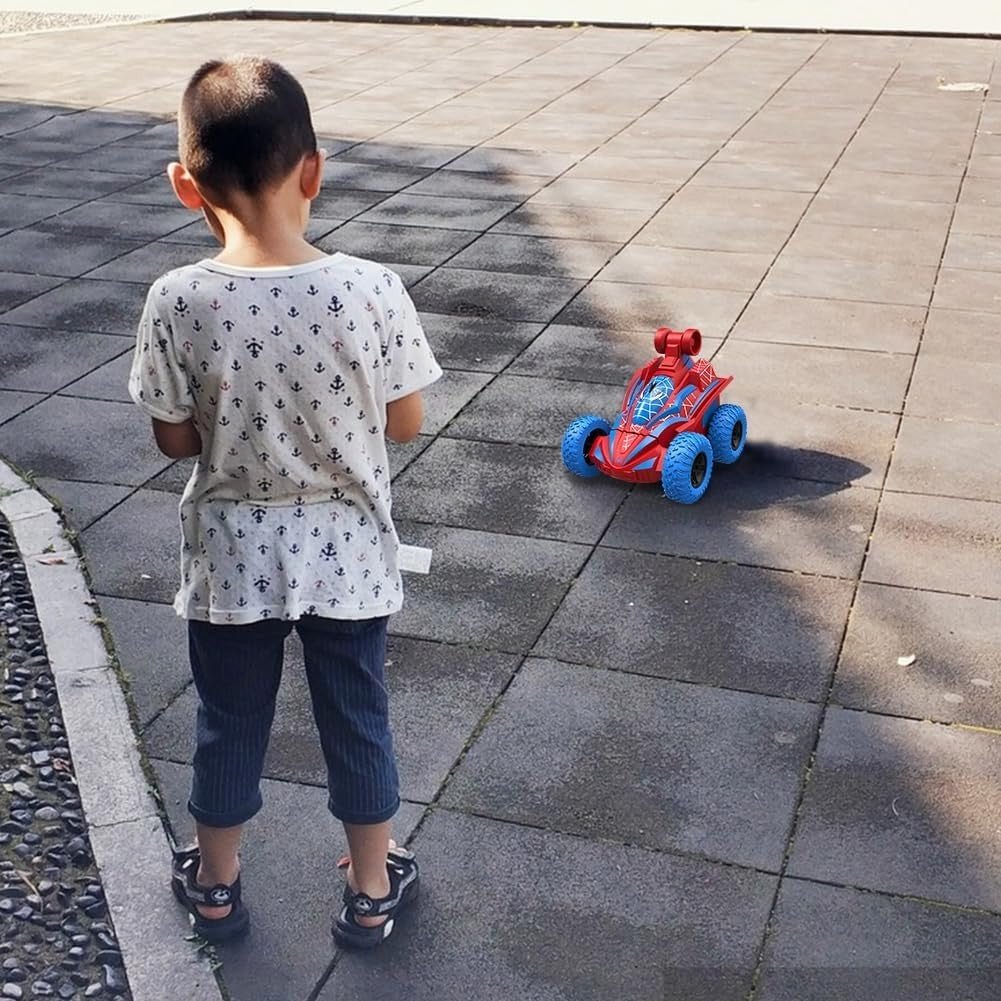 Spider 4WD RC Stunt Car for Kids 3 - 10, 360° Flips & Double - Sided Driving - Kwikley