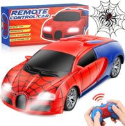 Spider Remote Control Car Toy LED Lights, Fast RC Racing Car Ages 3–8 - Kwikley