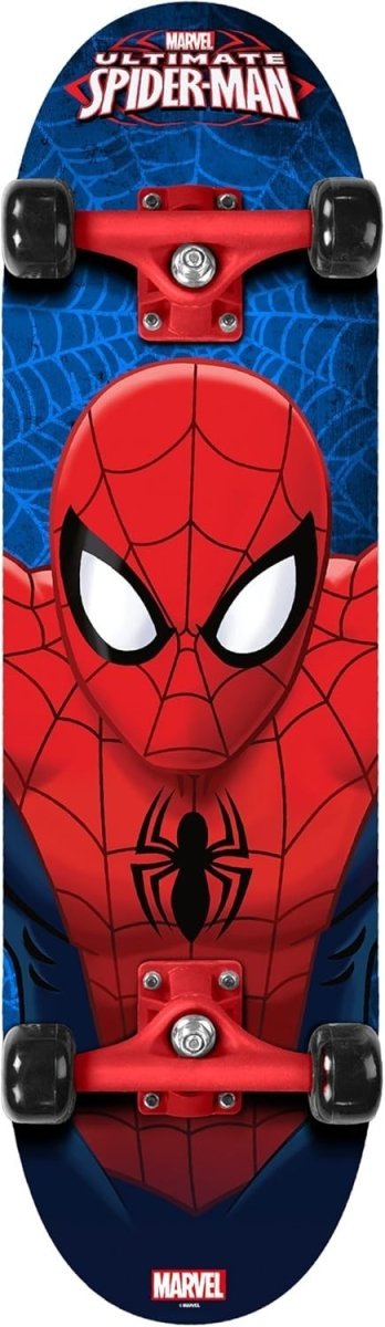 Spiderman 28" Kids Skateboard | Double - Sided Design, Durable Deck, Beginner - Kwikley