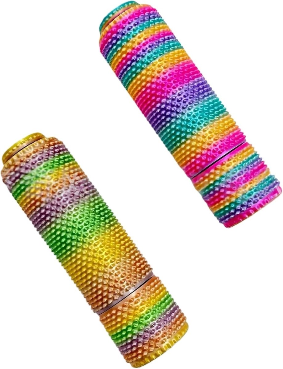 Spiky Sensory Fidget Keychain Rotate Click Stress Relief ADHD Toy - Kwikley