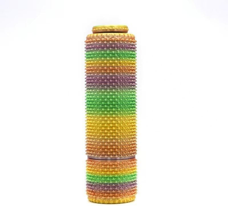 Spiky Sensory Fidget Keychain Rotate Click Stress Relief ADHD Toy - Kwikley
