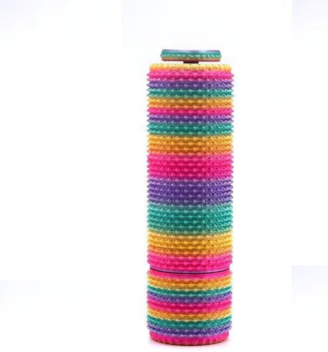 Spiky Sensory Fidget Keychain Rotate Click Stress Relief ADHD Toy - Kwikley