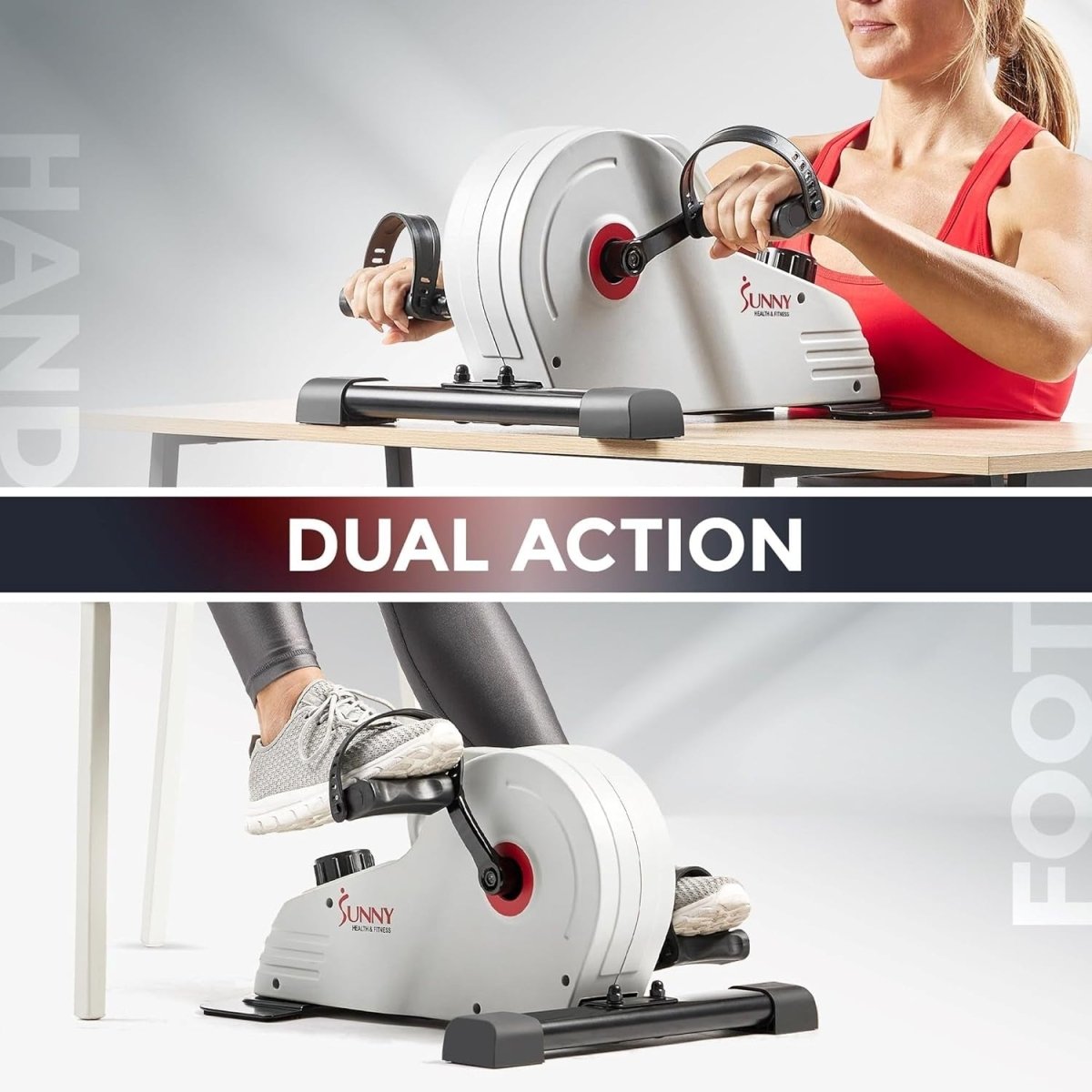 Squat Assist Row Machine Under Desk Pedal Exerciser Home Gym Bundle - Kwikley