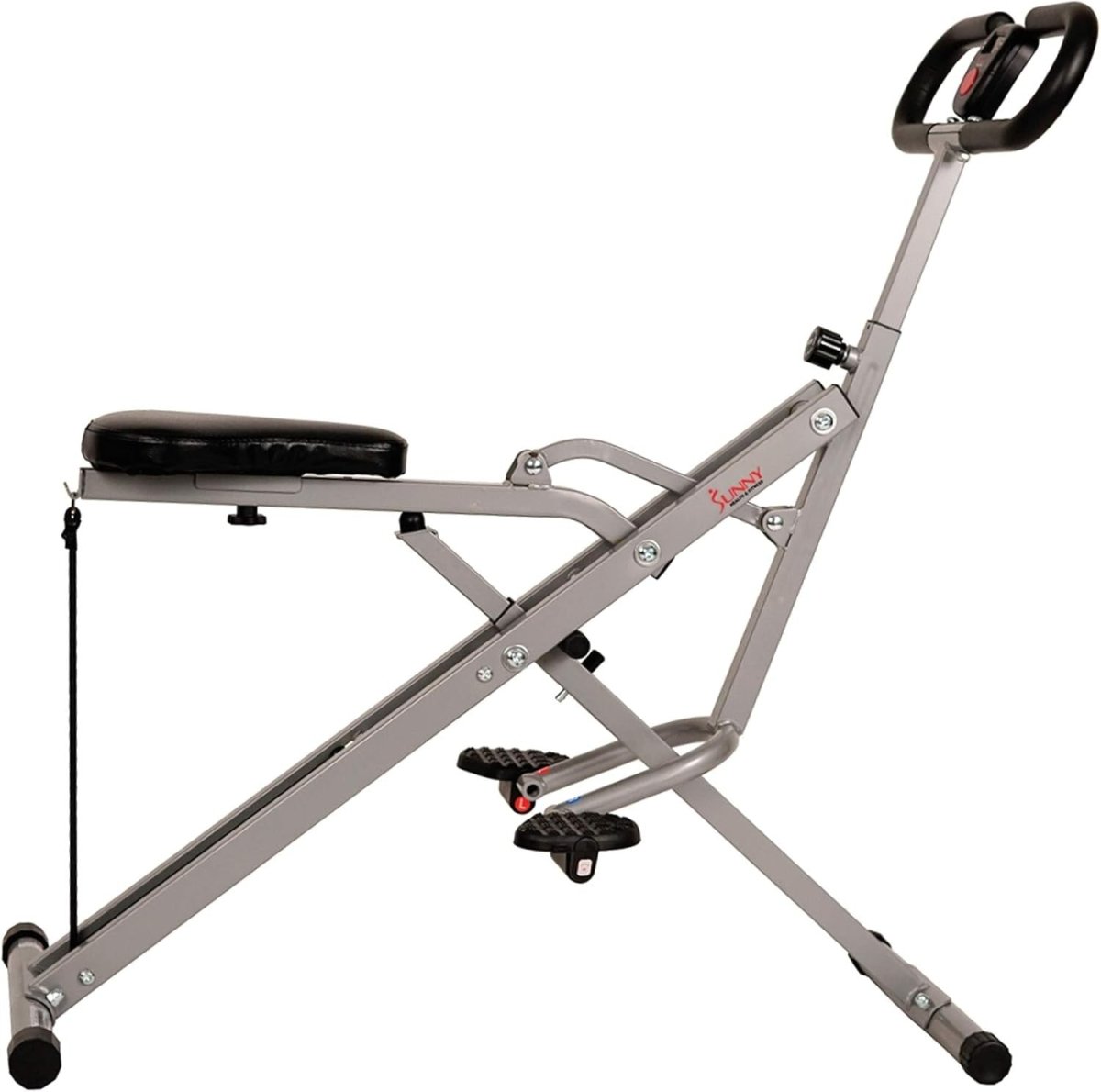 Squat Assist Row Machine Under Desk Pedal Exerciser Home Gym Bundle - Kwikley