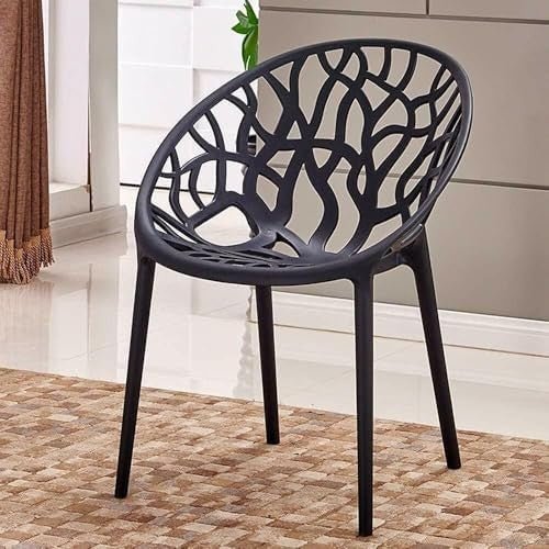 Stackable 2 - Piece Indoor Outdoor Dining Chairs Hollow Plastic Comfort Set - Kwikley
