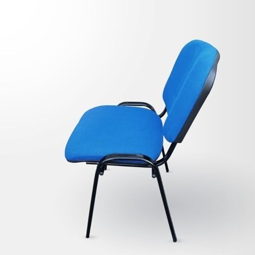 Stackable Conference Chair Blue Reception Office Classroom Meeting Chair - Kwikley