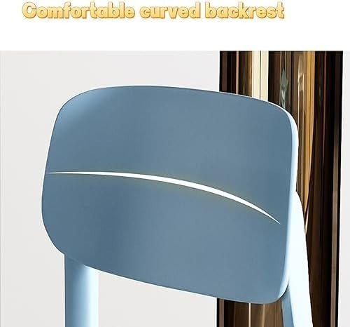 Stackable Plastic Dining Chairs Set of 2 Lightweight Portable Event Chairs - Kwikley