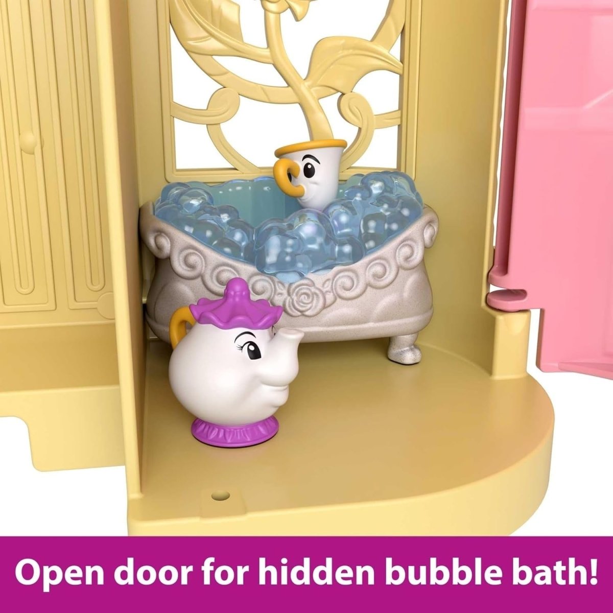 Stackable Princess Castle Dollhouse Playset w/ Doll & 9 Accessories - Kwikley