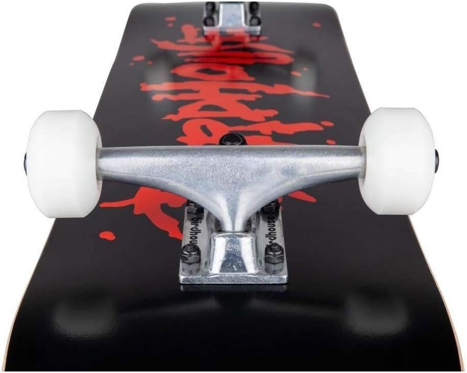 Stage 1 Blood Logo Complete Skateboard 8" Black Kid Deck - Kwikley
