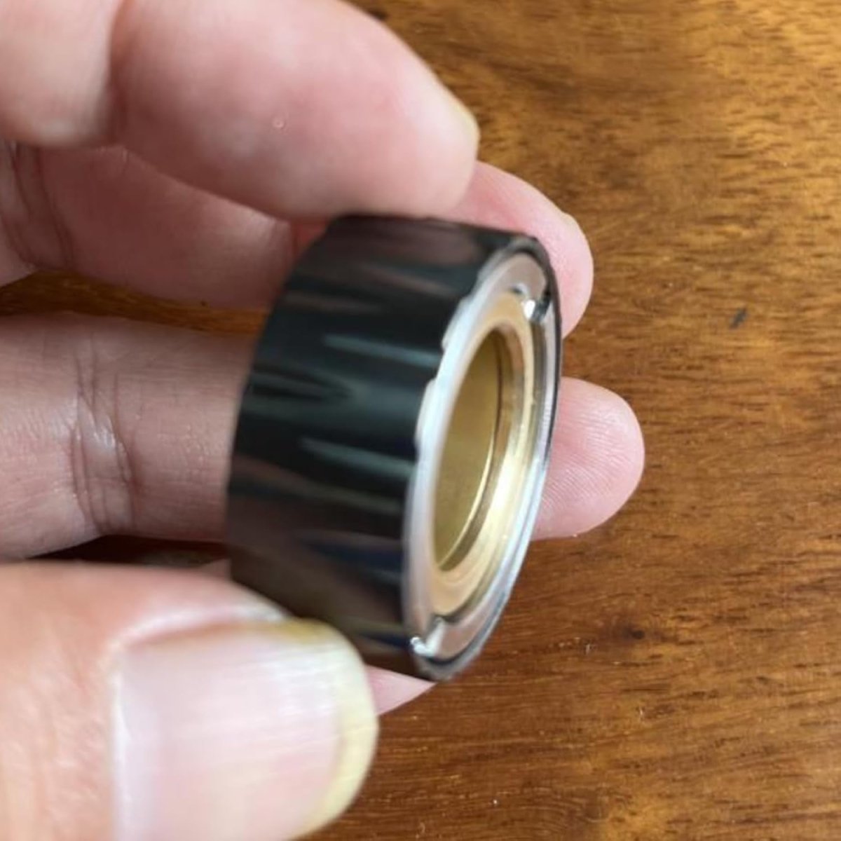 Stainless Steel Gear Spinner Ring Finger Exercise Stress Relief EDC Toy - Kwikley